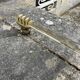 Department stores. Antique Art Deco door handle