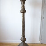 Very large floor lamp of mosqué in openwork brass decorated with calligraphy decoration in Tuluth