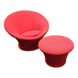 Pierre Paulin mushroom & ottoman for Artifort