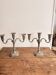 Antique Pair Art Deco Louis XV 3 Arm Silver-Plated Candelabra