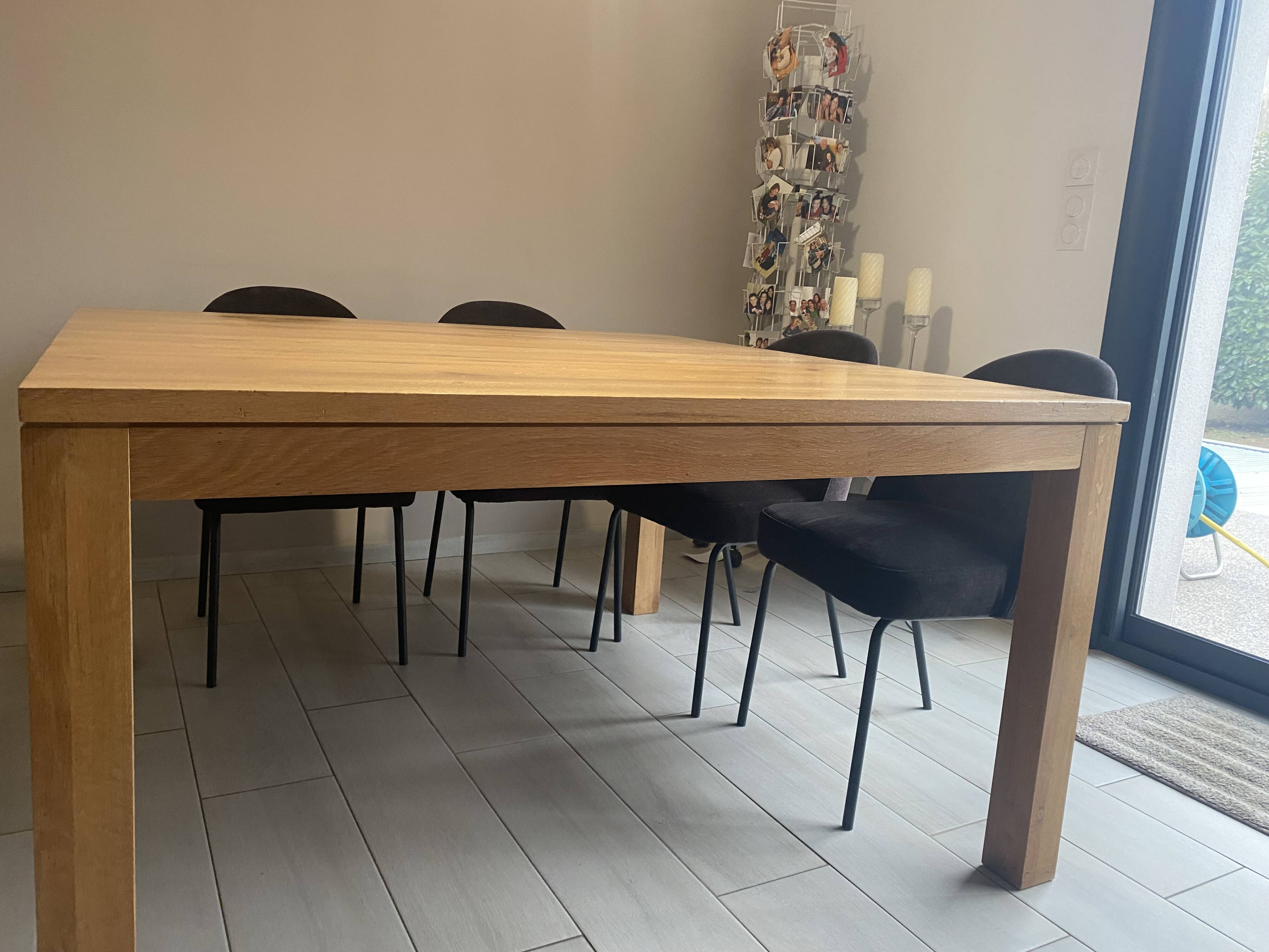 An Ethnicraft dining table