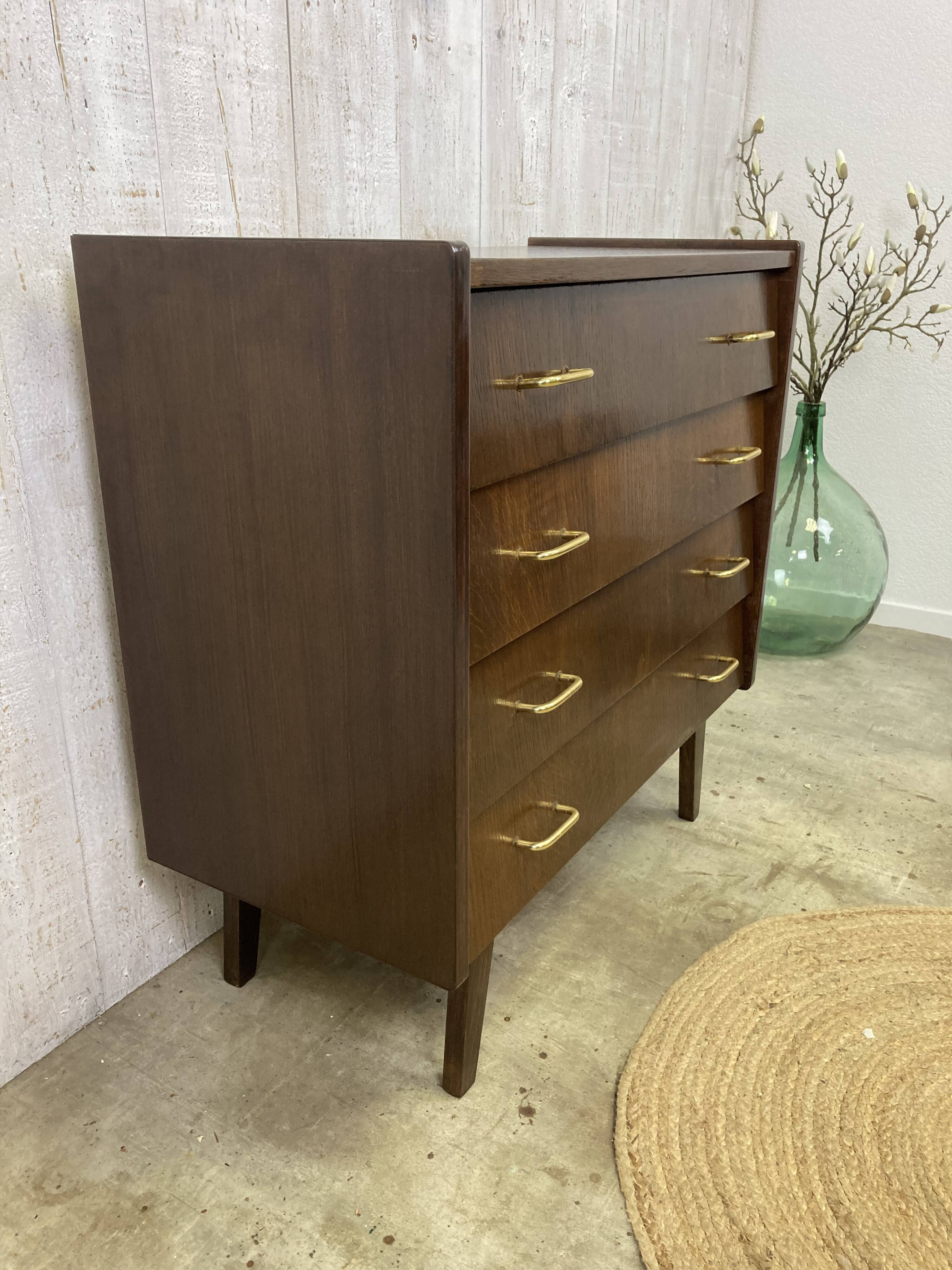 Vintage winged chest of drawers