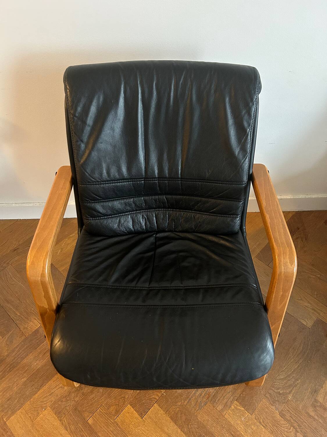 Teak and Skai Armchair