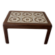 Coffee Table in Teak and Tiles