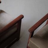 Pair of Art Deco armchairs – Amsterdam School, circa 1930