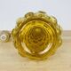 Carafe Empoli Italian bottle yellow glass, vintage