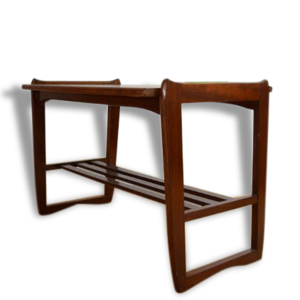 Table d'appoint vintage en bois - 1950