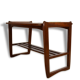 Table d'appoint vintage en bois - 1950