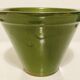 Artisanal Green Pot