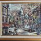 Tableau Paris place du Tertre par Claude Lorrain