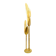 Contemporary Palm Tree Gold Floor Lamp, Italy