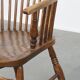 Chaise Windsor anglaise antique du XIXe siècle en orme