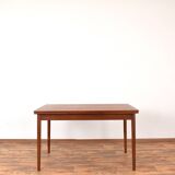 Mid-Century Danish Teak Extendable Dining Table, 1960s.