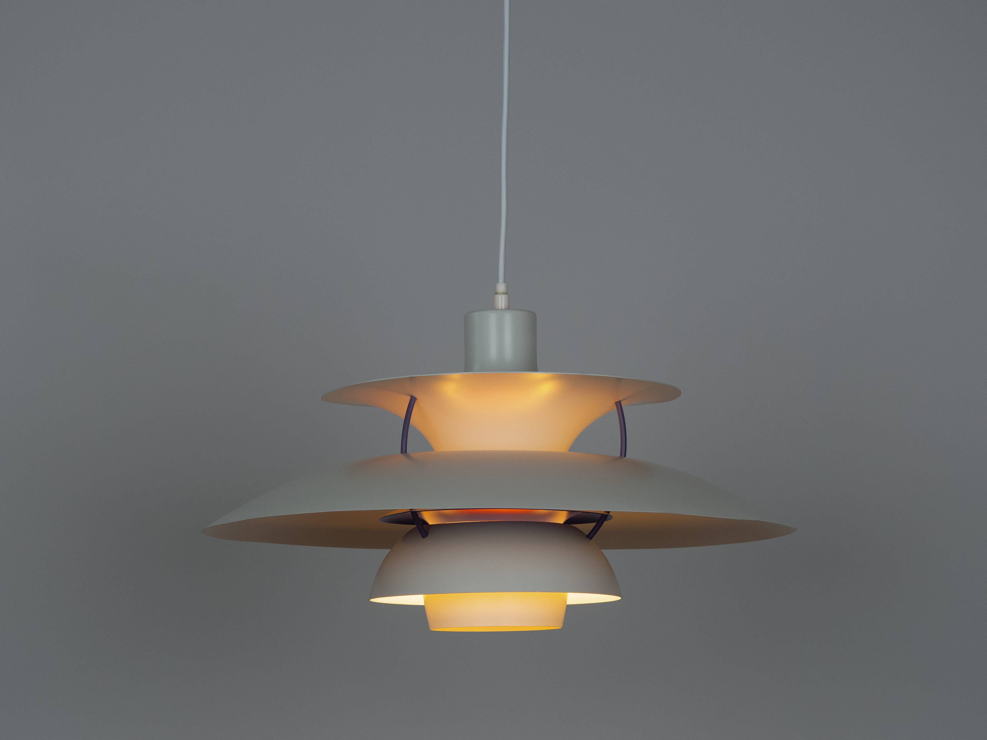 Suspension vintage danoise PH 5 par Poul Henningsen, Louis Poulsen, 1958