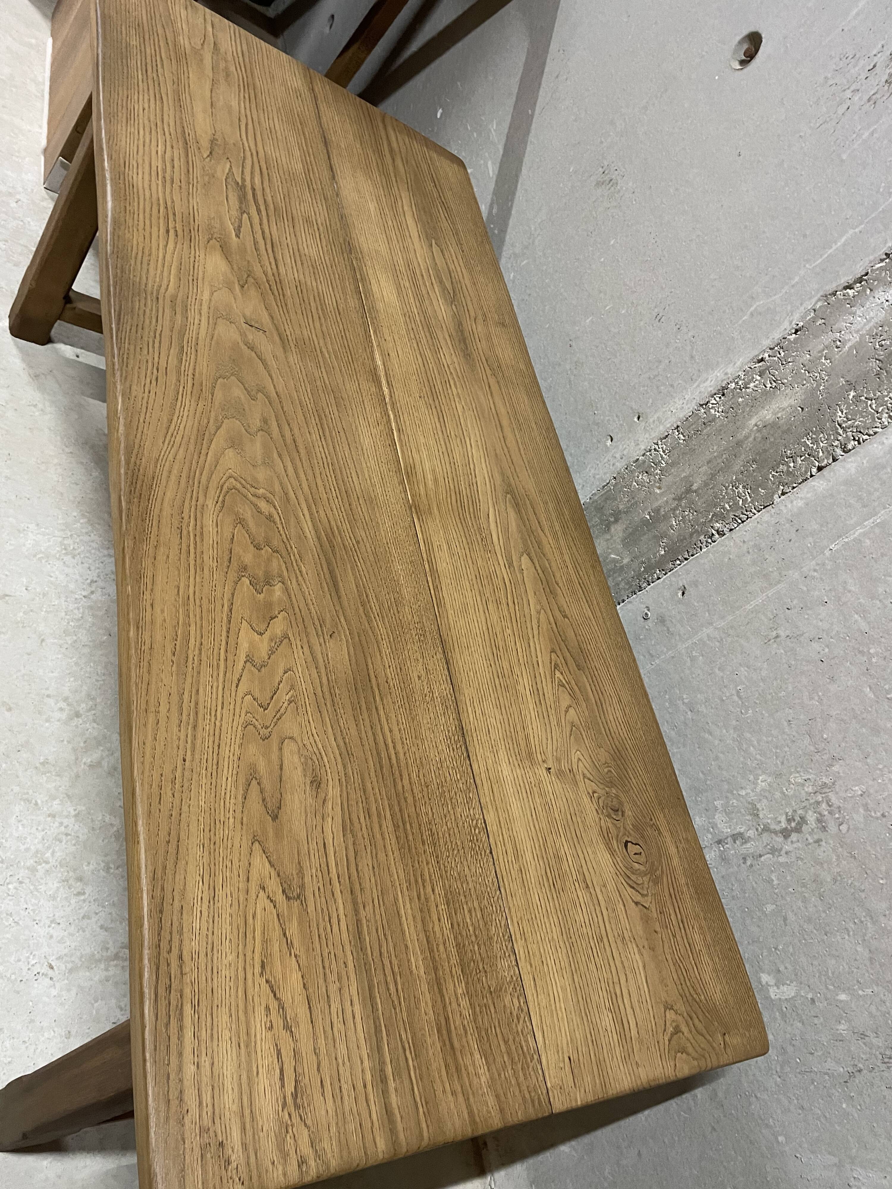 Oak farmhouse table 180cm