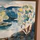 Original Swedish Oil on Canvas – “River” by Liljedahl – Signed – Dated 1986