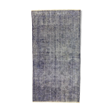 Turkish rug 190x100 cm vintage wool