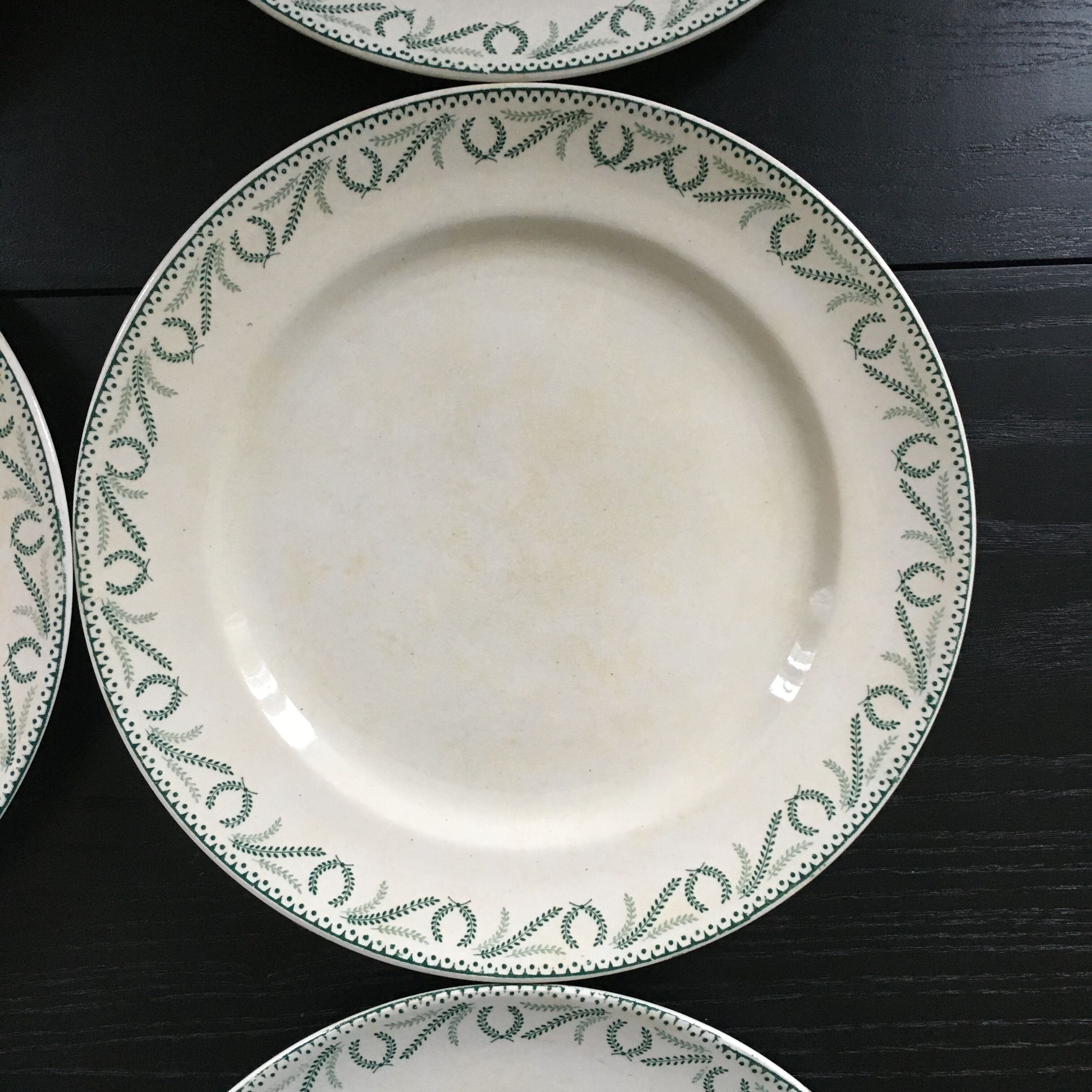 6 Boch Crown Collection plates
