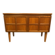 Mid-Century Retro Vintage Teak Sideboard by Nathan 1960s  Square Design • T