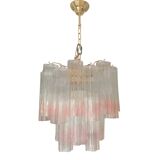 Paire of chandeliers en verre de Murano