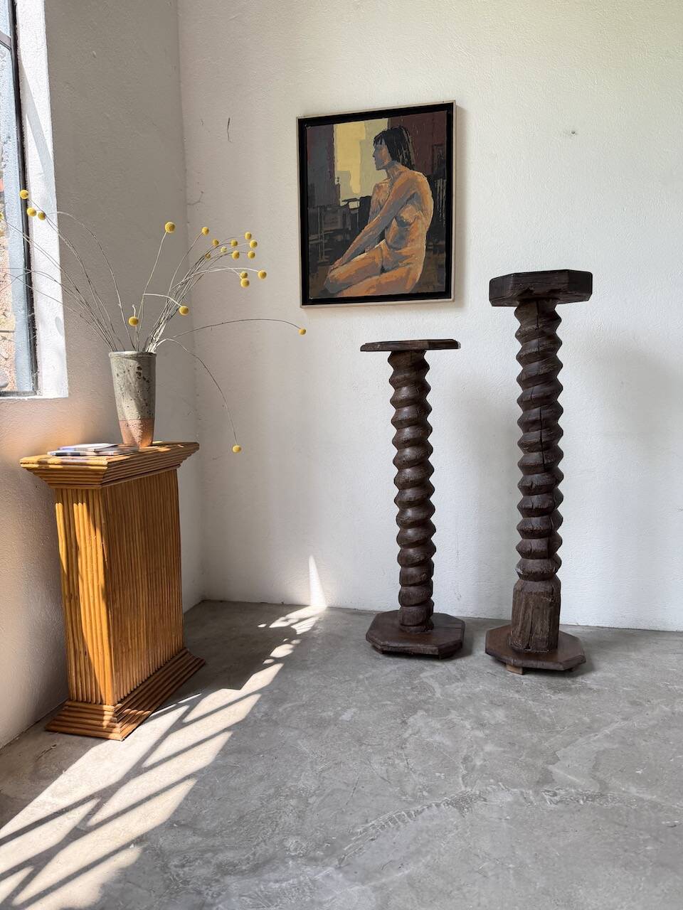 Oil painting of a naked woman