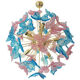 Murano glass chandelier