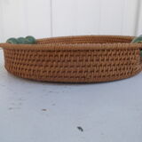 Round wicker top