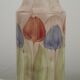 Set of 2 Hand-Painted Jersey Pottery Tulip Design Table / Bedside Lamps