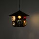 Swedish Mid Century Copper & Glass Ceiling Pendant by Erik Höglund, 1960s