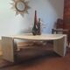 Table basse travertin vintage