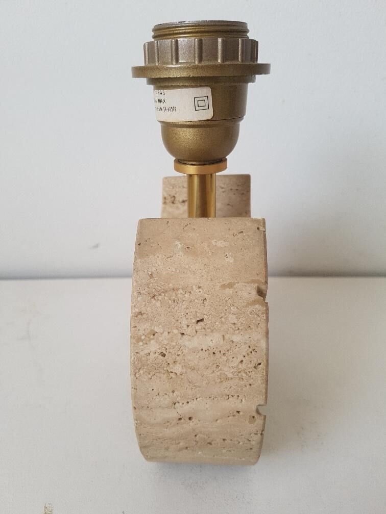 Lamp in travertine 70s