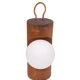 Temde Brutalist solid Pine Hang or Table lamp 1960s Swiss