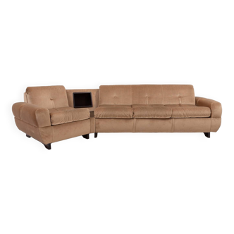 1960’s Vintage Italian design curved sofa