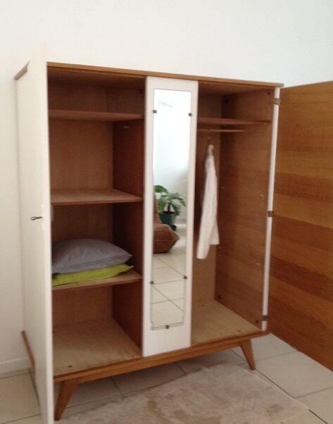 Vintage wardrobe feet compass