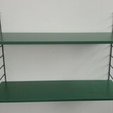 Wall shelf unit in blue from the 70s