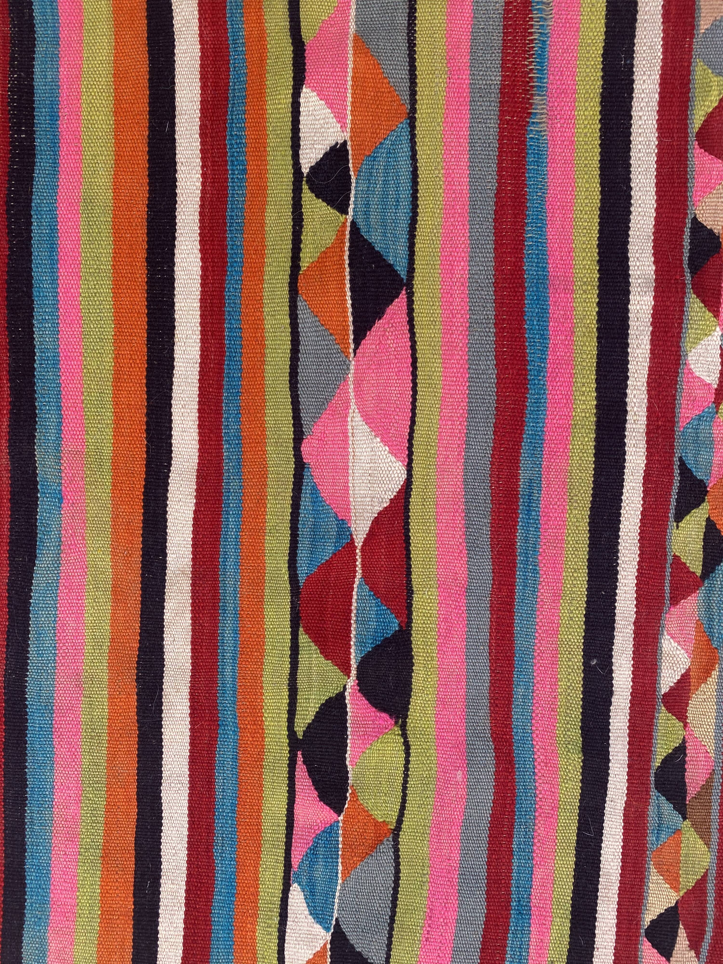 Very beautiful large old Kilim of Morocco 136x216 cm