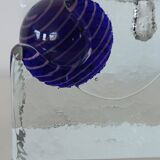 Glass candlestick, 80s