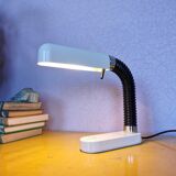 Flexible and adjustable lamp lacquered brass, 1970