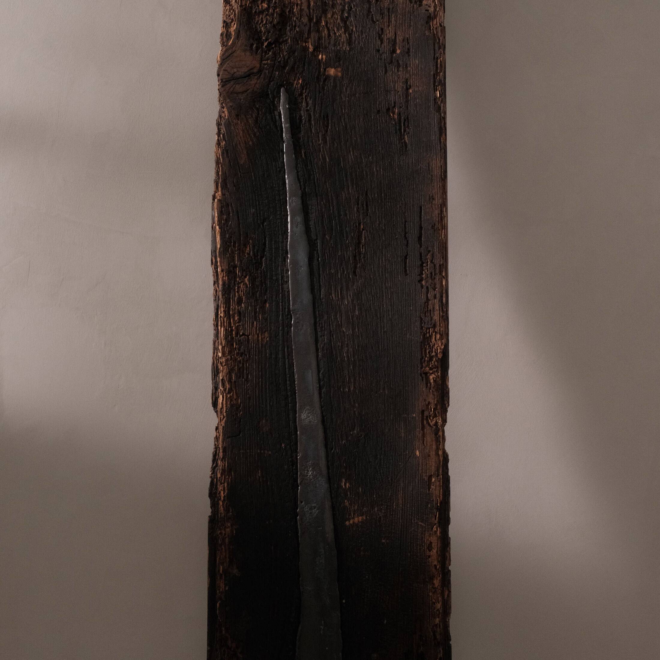 Sculpture in wood and lead