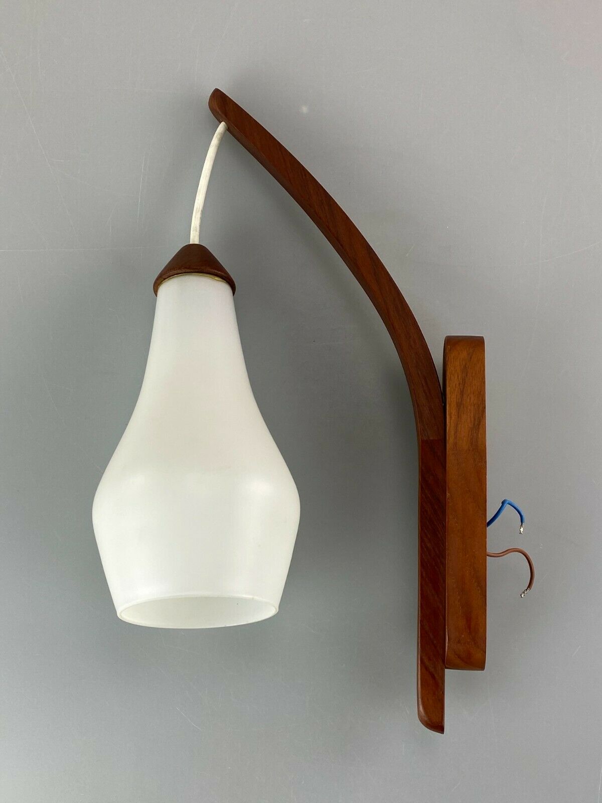 60s 70s lamp teak light wall lamp Uno & Östen Kristiansson Luxus 60s