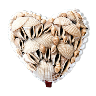 Heart shell jewelry box