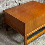 Vintage bedside tables in blond teak 1960