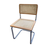 6 chaises Cesca B32 de Marcel Breuer, un modèle italien moderne du milieu du XXe siècle