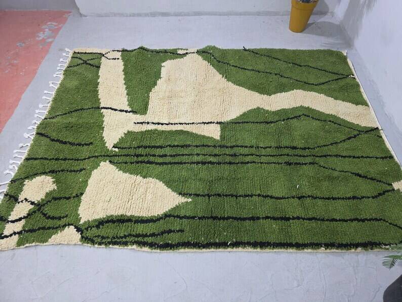 Large handmade Berber rug 400cm x 300cm
