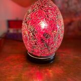 Mosaic egg lamp