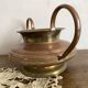Large amphora or vintage planter in copper and brass