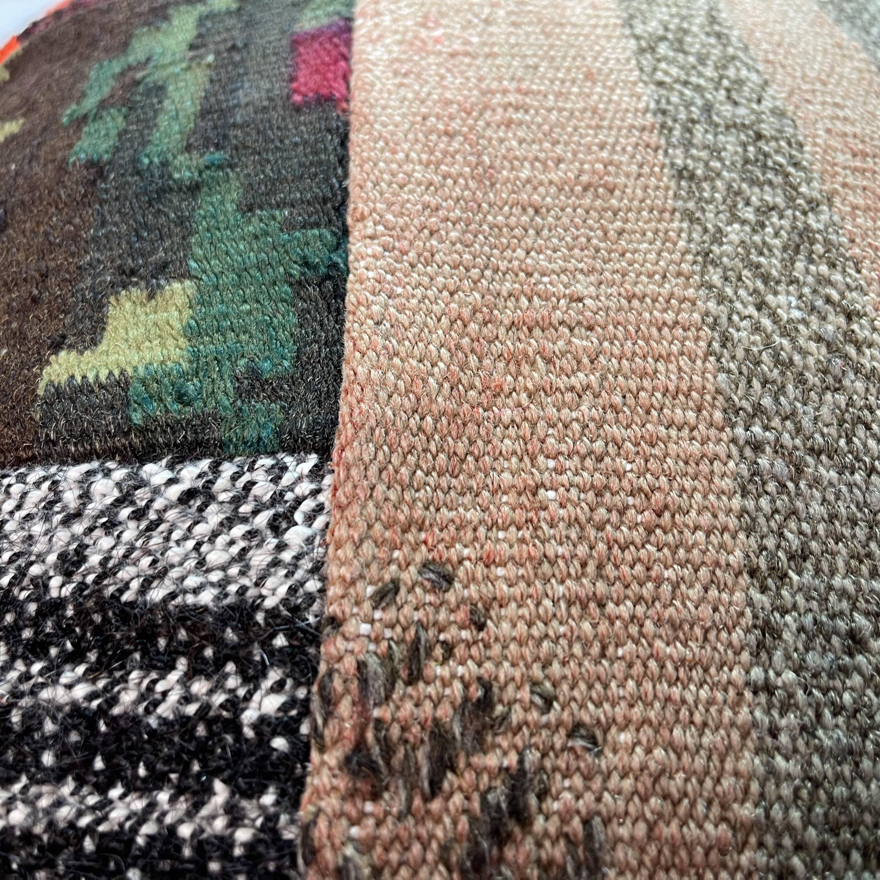 Vintage turkish kilim cushion cover 40 x 40 cm