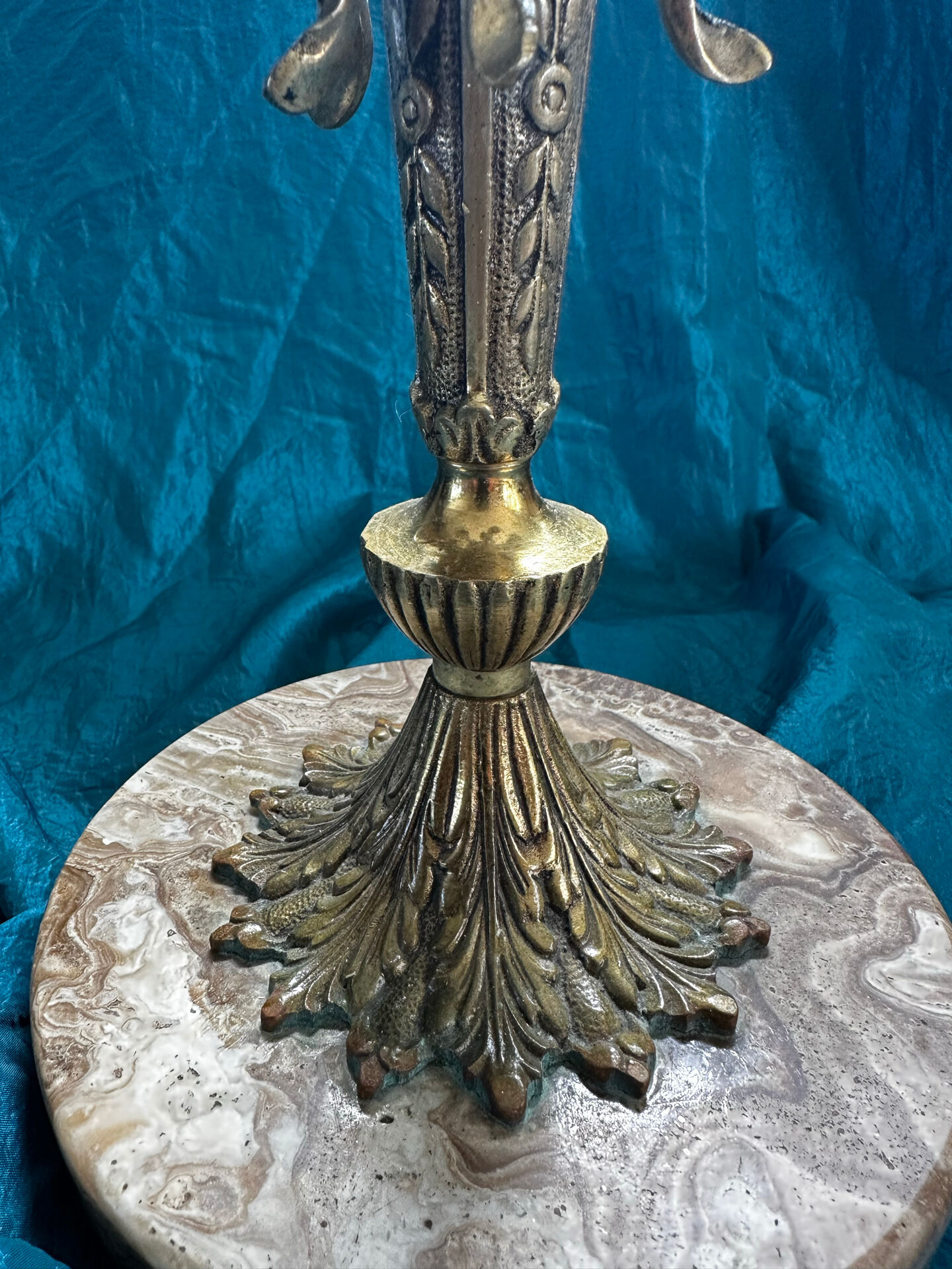 Superb rococo candelabrum. Louis XV, 5 lights. Electrified.