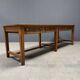 Grande table à draperie en bois antique