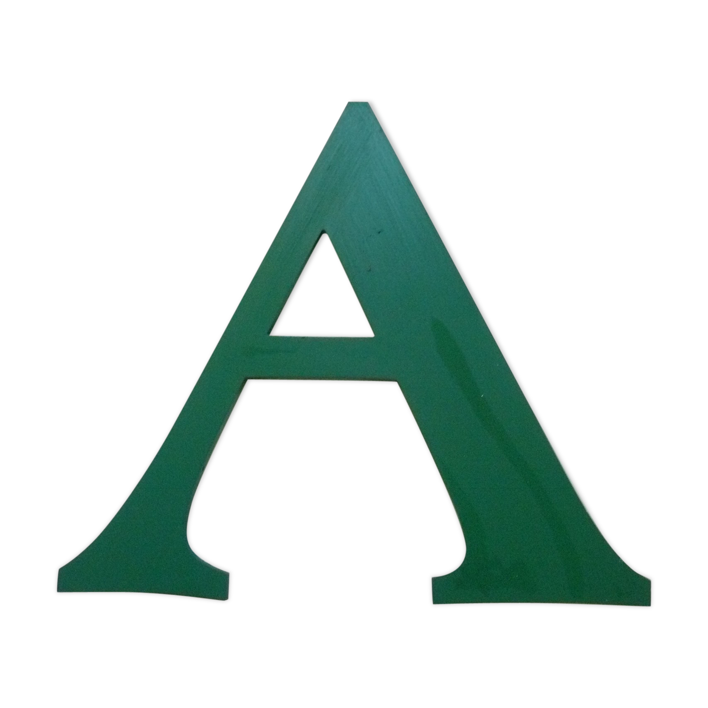 Letter to sign A green